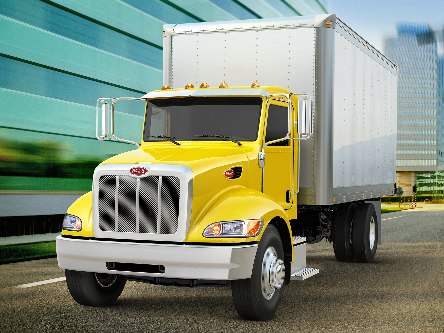 Peterbilt Model 337 now equipped with Bendix Wingman Advanced safety system