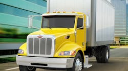 Peterbilt Model 337 now equipped with Bendix Wingman Advanced safety system.