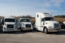 Total Class 8 demand expected to end 2016 at 240000 units dropping to 215000 units by 2017 according to Volvo and Mack Photo by Sean KilcarrFleet Owner Total Class 8 demand expected to end 2016 at 240000 units dropping to 215000 units by 2017 according to Volvo and Mack Photo by Sean KilcarrFleet Owner