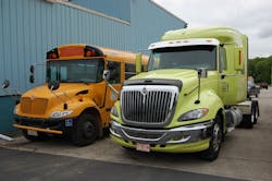 Navistar expects its new telematics quotecosystemquot to function like Apple39s iTunes allowing truck and bus customers to download only the telematics functions they want Photo by Sean KilcarrFleet Owner Navistar expects its new telematics quotecosystemquot to function like Apple39s iTunes allowing truck and bus customers to download only the telematics functions they want Photo by Sean KilcarrFleet Owner