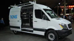 MBUSA Vans showed off several versions of its quotMaster Solutionsquot packages at a special event back in July Photo by Sean KilcarrFleet Owner