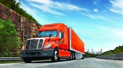 Schneider has upped its maximum cruise control speed to 63 mph from 60 mph on all solo van truckload, tanker and dedicated tractors equipped with collision mitigation technology.