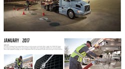 Now available for order, the 2017 Volvo Trucks North America calendar features photos of Volvo&rsquo;s lineup of highway, vocational, auto transport and heavy-haul trucks in dynamic settings.