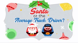 Omnitracs software engineers debate who&apos;s got the tougher job &mdash; Santa or truck drivers &mdash; in a new holiday-themed blog post.