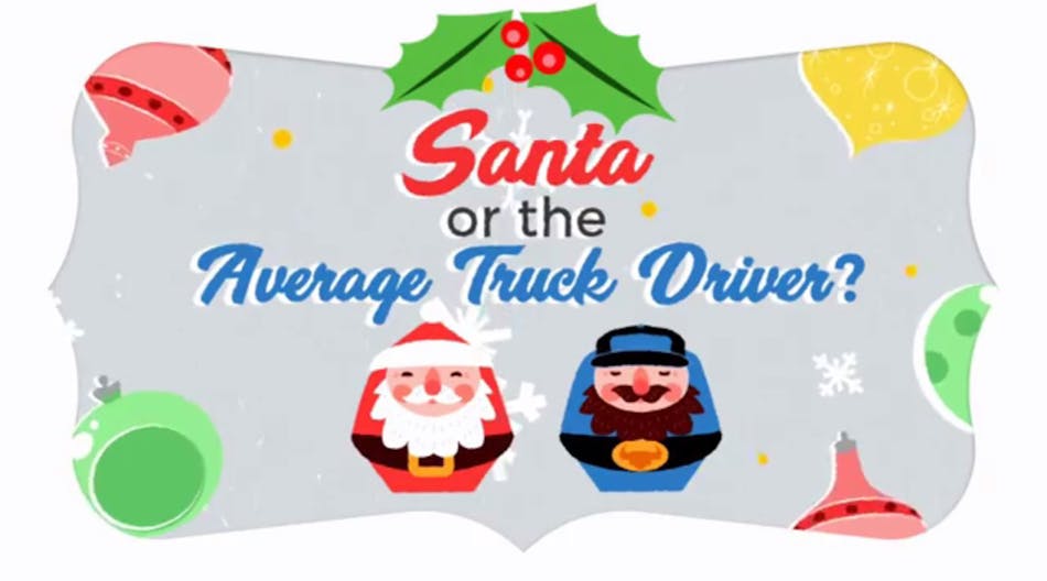 Omnitracs software engineers debate who&apos;s got the tougher job &mdash; Santa or truck drivers &mdash; in a new holiday-themed blog post.