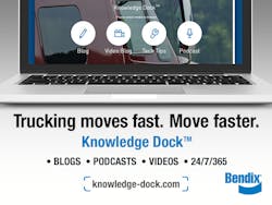 Bendix39s new multimedia center Knowledge Dock is devoted to helping trucking professionals stay connected to the industry by keeping them updated on the latest in truck operation maintenance and safety Bendix39s new multimedia center Knowledge Dock is devoted to helping trucking professionals stay connected to the industry by keeping them updated on the latest in truck operation maintenance and safety