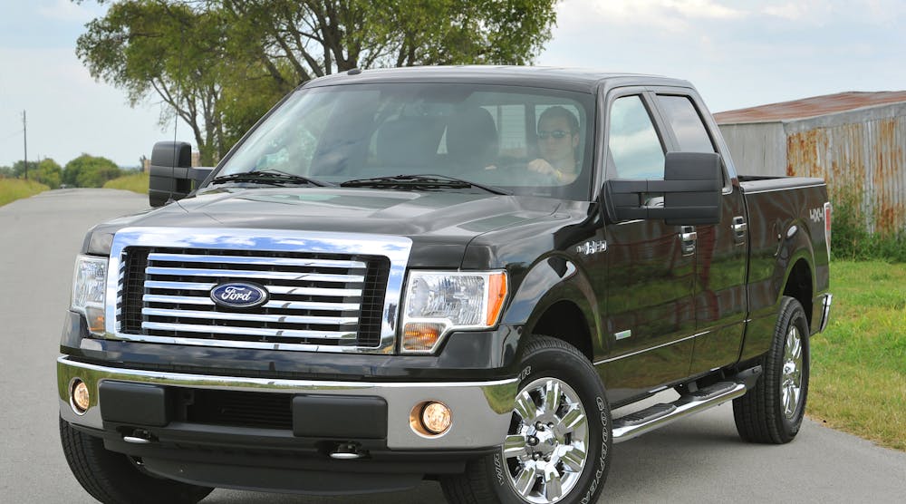 A 2011 model F-150 pickup. (Photo courtesy of Ford Motor Co.)