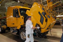 quotThe most recent economic news has been positive so freight demand should keep truck orders propped up for a few more monthsquot Don Ake FTR Photo by Sean Kilcarr for Fleet Owner quotThe most recent economic news has been positive so freight demand should keep truck orders propped up for a few more monthsquot Don Ake FTR Photo by Sean Kilcarr for Fleet Owner