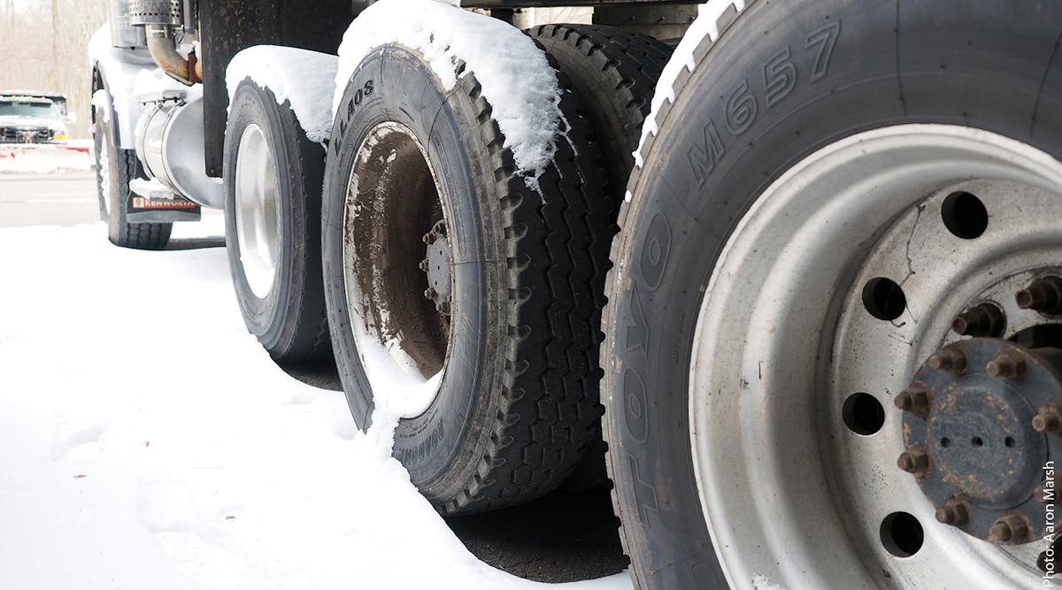 Winter can make manually checking truck tires a real nuisance, and a tire pressure monitoring system, or TPMS, can offer relief and additionally benefit fleets in a number of ways, according to three manufacturers.
