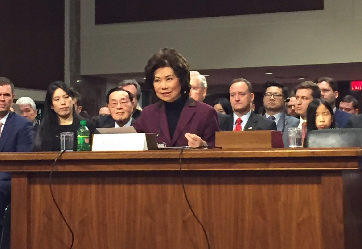 ldquoFirst and foremost safety will continue to be the primary objectivequot said Elaine Chao nominated to be the next Secretary of Transportation speaking at her confirmation hearing Wednesday