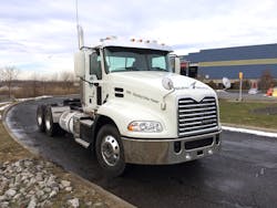 Mack Trucks began a demonstration to test the performance of a Dimethyl Ether DMEpowered Mack Pinnacle model in collaboration with the New York City Department of Sanitation and Oberon Fuels Mack Trucks began a demonstration to test the performance of a Dimethyl Ether DMEpowered Mack Pinnacle model in collaboration with the New York City Department of Sanitation and Oberon Fuels