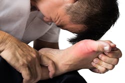 If a truck driver is getting more than one or two attacks of gout within a year they ought to consider using medication Photo Thinkstock If a truck driver is getting more than one or two attacks of gout within a year they ought to consider using medication Photo Thinkstock