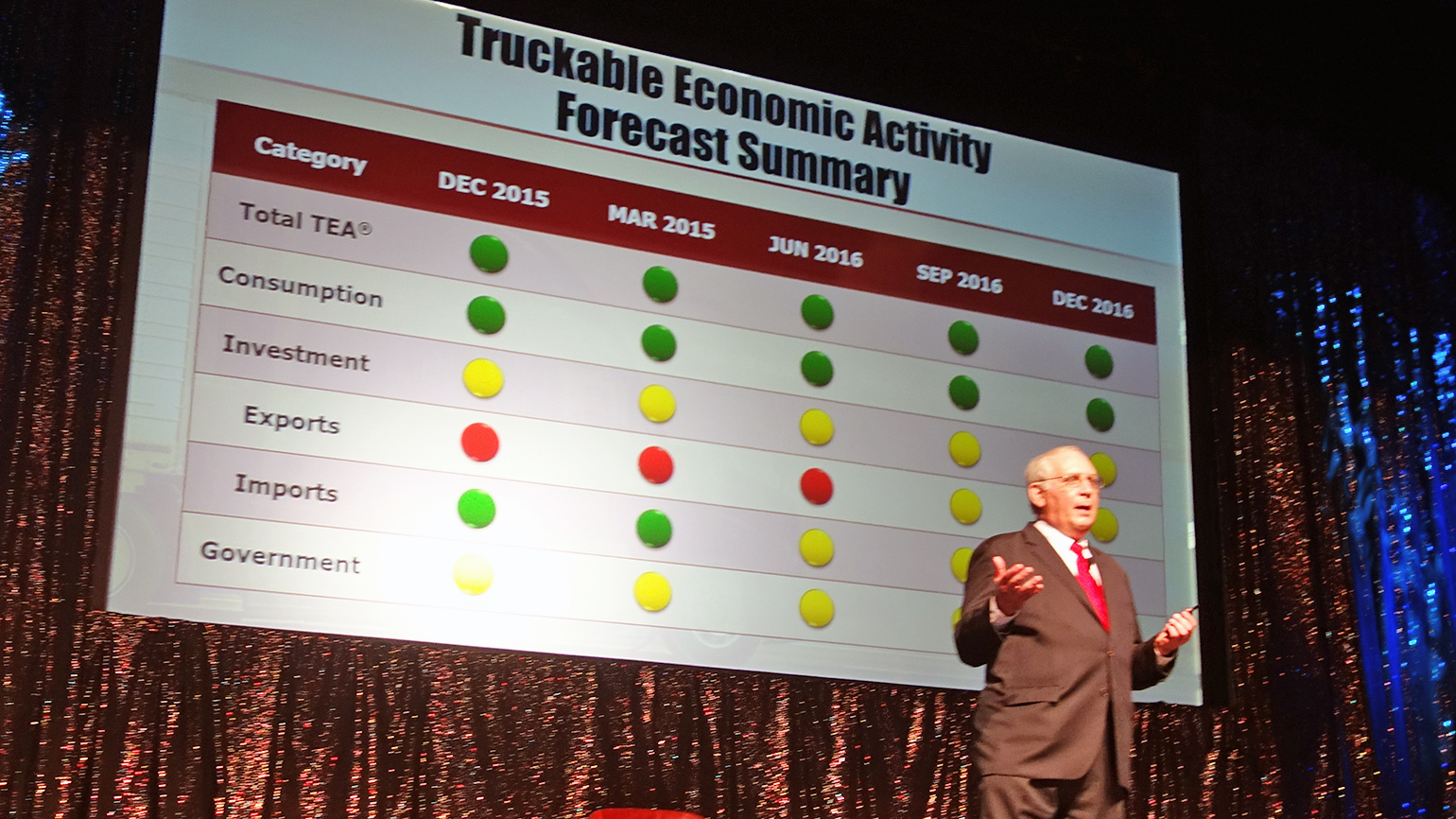 Speaking at the HeavyDuty Aftermarket Dialog Dr Bob Dieli forecasts trucking activity expanding along with the economy in 2017
