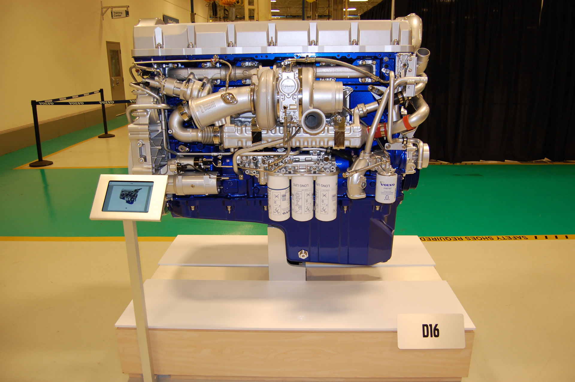 Aftermarket service and support will continue for Volvo customers who currently have a D16 engine the company stressed Photo by Sean Kilcarr for Fleet Owner