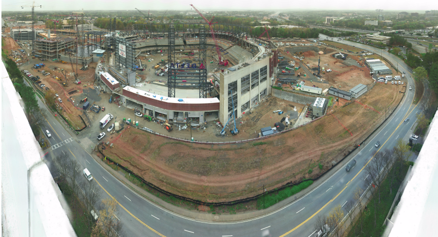 The new Atlanta Braves baseball stadium sits at the intersection of the ninth worst freight bottleneck in the nation the junction between I75 at I285 North in Atlanta and is expected to impact its traffic volume ATRI39s Rebecca Brewster notes Photo courtesy of Curbed Atlanta