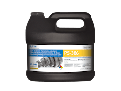 Eaton39s PS386 heavyduty synthetic transmission fluid Eaton39s PS386 heavyduty synthetic transmission fluid