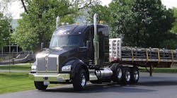 PACCAR&apos;s tandem rear axle is now standard on the Kenworth T880 76-in. midroof sleeper.