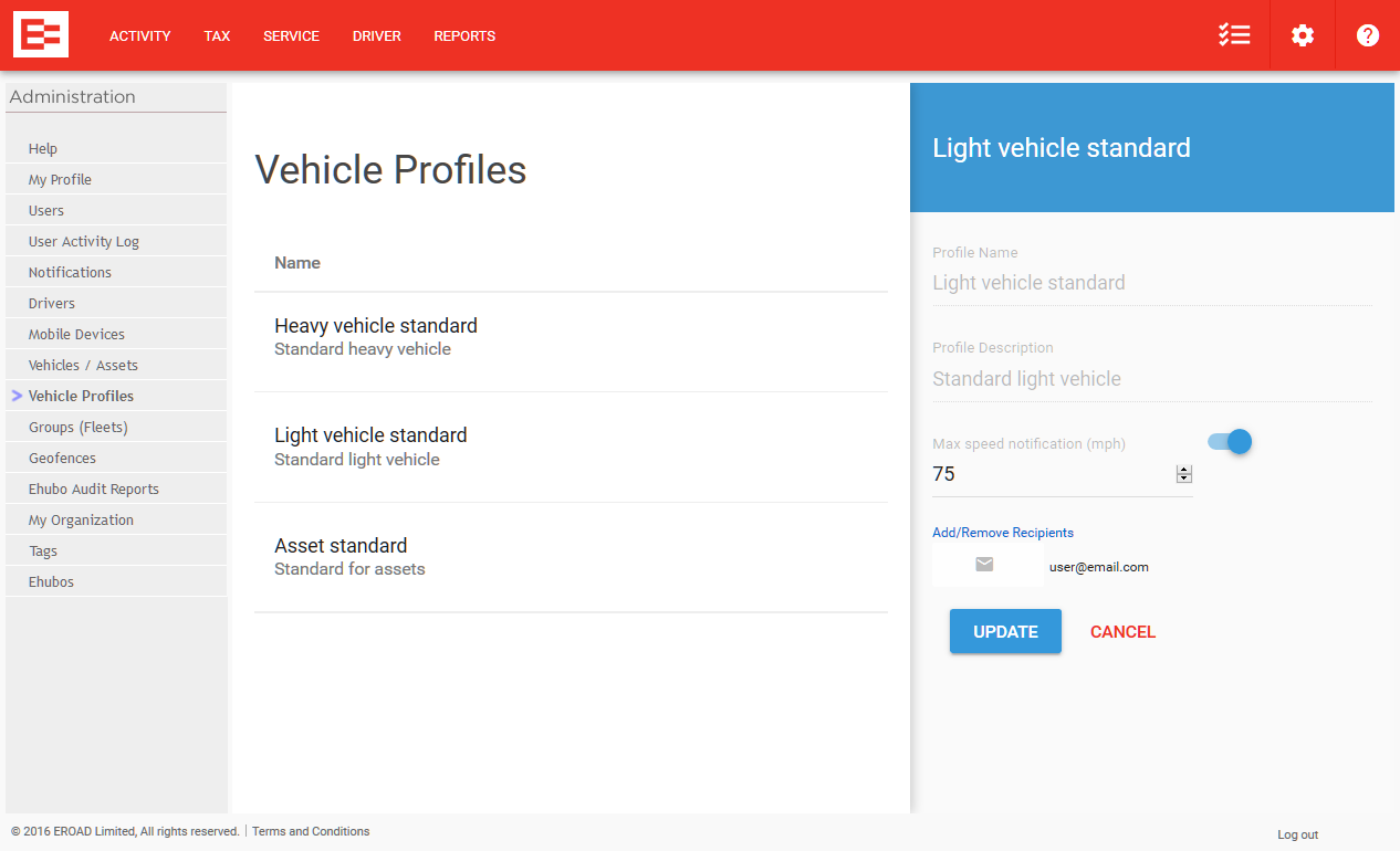 EROAD39s Max Speed Alert a new feature of its fleet management solution that supports safe driving