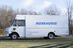 Workhorse Group announced its electric delivery truck models are achieving 30 miles per gallon equivalent MPGe Workhorse Group announced its electric delivery truck models are achieving 30 miles per gallon equivalent MPGe