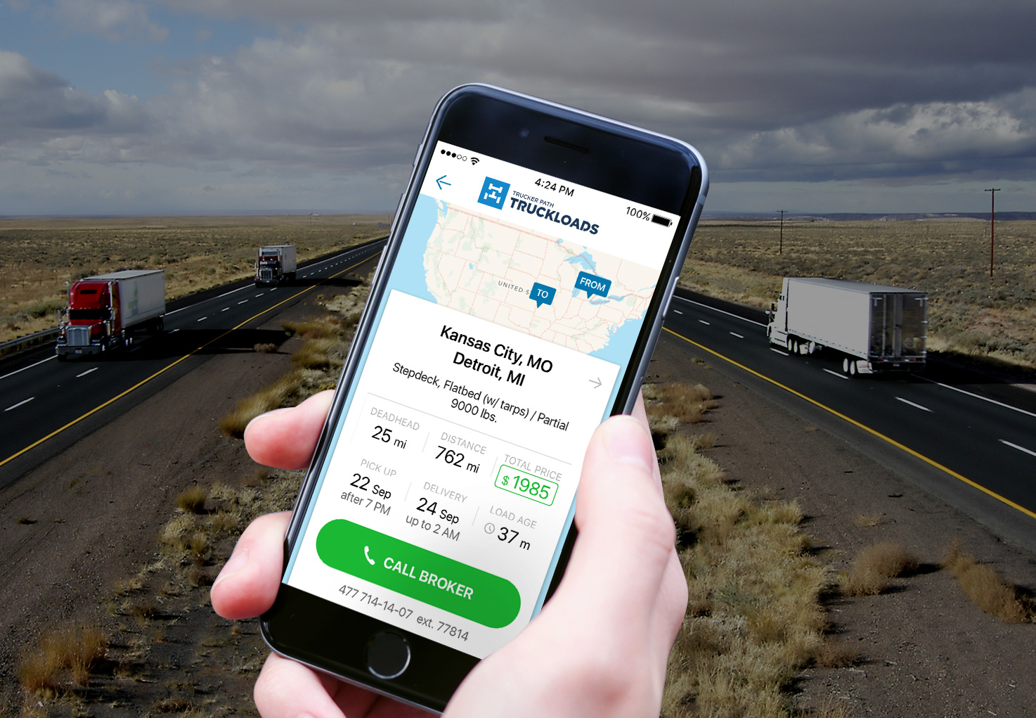 Trucker Path noted its freightmatching marketplace Truckloads app has reached over 250000 downloads