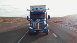 Embark unveiled its new self-driving truck technology Feb. 24.