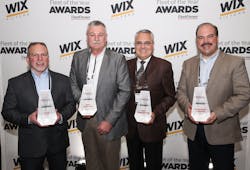 Left to right Dan Carrano A Duie Pyle Robert Hendrix Waste Industries Garth Pitzel Bison Transport Jeremy Gravely Gemini Motor Transport Left to right Dan Carrano A Duie Pyle Robert Hendrix Waste Industries Garth Pitzel Bison Transport Jeremy Gravely Gemini Motor Transport