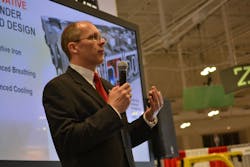 ldquoThe A26 is as simple as a modern engine can be and wersquove built uptime into every part of the development process from design to calibration to testingrdquo said International Truck39s Darren Gosbee speaking from the exhibit hall at TMC ldquoThe A26 is as simple as a modern engine can be and wersquove built uptime into every part of the development process from design to calibration to testingrdquo said International Truck39s Darren Gosbee speaking from the exhibit hall at TMC
