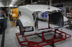 Strong order volumes convinced Stifel to boost its 2017 Class 8 production estimate from 200000 units to 215000 and its 2018 outlook from 230000 to 245000 units Photo by Sean Kilcarr for Fleet Owner Strong order volumes convinced Stifel to boost its 2017 Class 8 production estimate from 200000 units to 215000 and its 2018 outlook from 230000 to 245000 units Photo by Sean Kilcarr for Fleet Owner