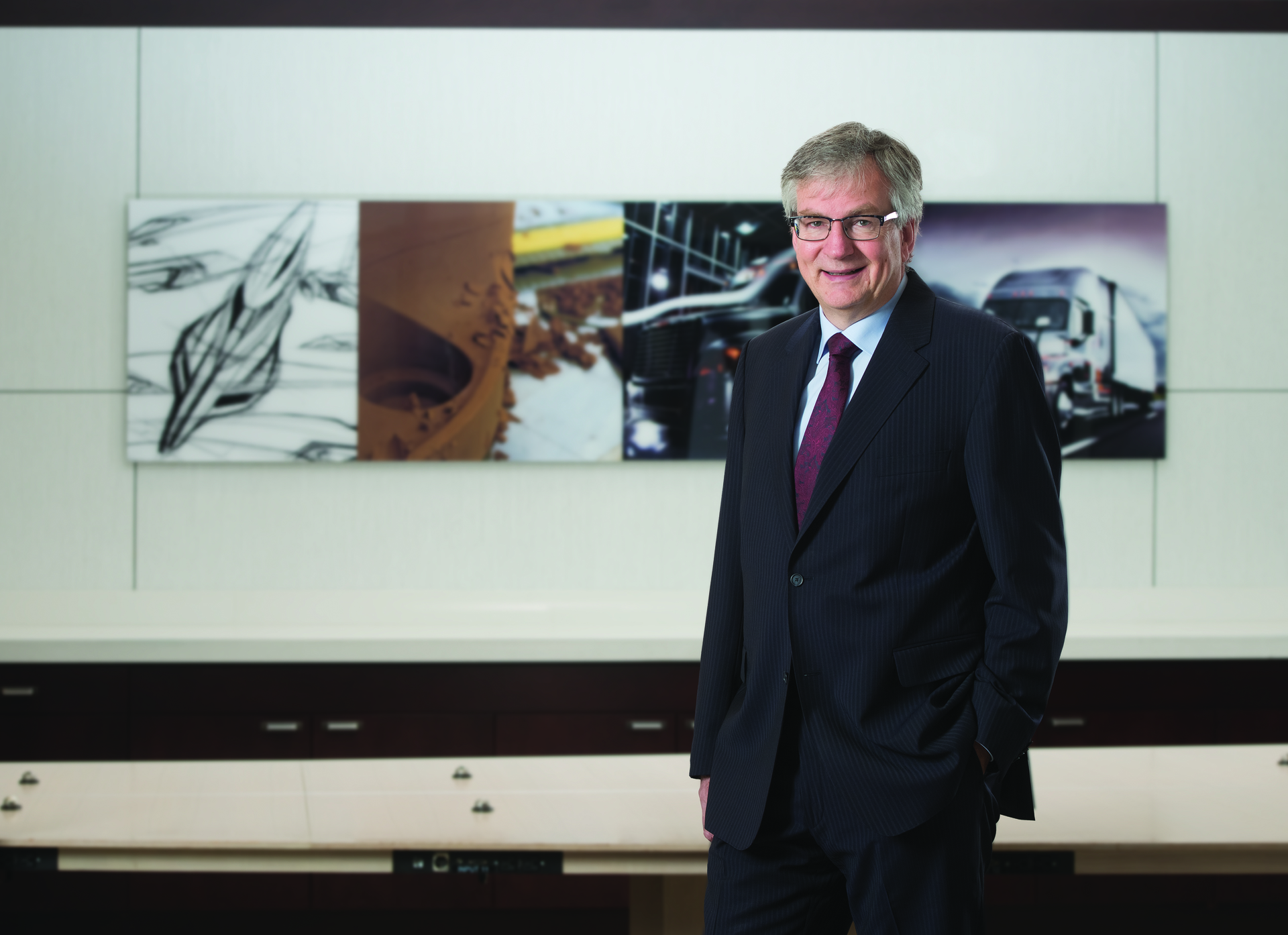 Martin Daum former president and CEO of Daimler Trucks North America and now the newest member of the Daimler AG Board of Management with responsibility for Daimler Trucks and Buses