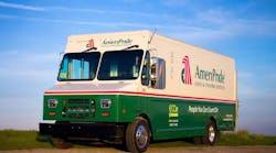 AmeriPride Services announced plans to add additional walk-in vans equipped with the Motiv Power Systems all-electric powertrain to its California fleet.
