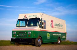AmeriPride Services announced plans to add additional walkin vans equipped with the Motiv Power Systems allelectric powertrain to its California fleet AmeriPride Services announced plans to add additional walkin vans equipped with the Motiv Power Systems allelectric powertrain to its California fleet