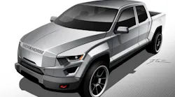 A sketch of Workhorse39s upcoming new W15 electric pickup
