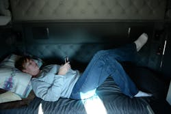 FMCSA research confirmed that the 34hour restart provides drivers the opportunity for needed sleep time and sleep quality to recover from any acute or cumulative fatigue and to reduce stress Photo courtesy of Kenworth Truck Co FMCSA research confirmed that the 34hour restart provides drivers the opportunity for needed sleep time and sleep quality to recover from any acute or cumulative fatigue and to reduce stress Photo courtesy of Kenworth Truck Co