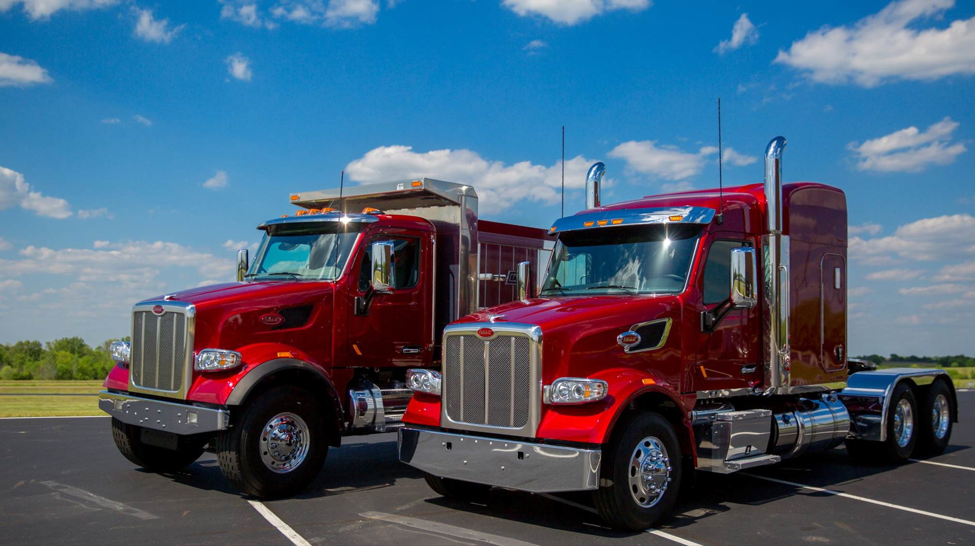 Peterbilt Model 567 trucks displayed at ConExpo this year Photo courtesy of Peterbilt