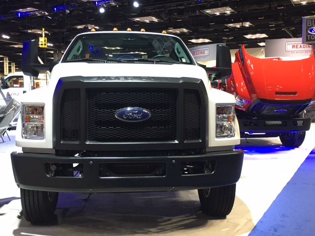 Ford39s 2017 F650 Super Duty on display at the 2017 NTEA Work Truck Show Photo by Cristina Commendatore