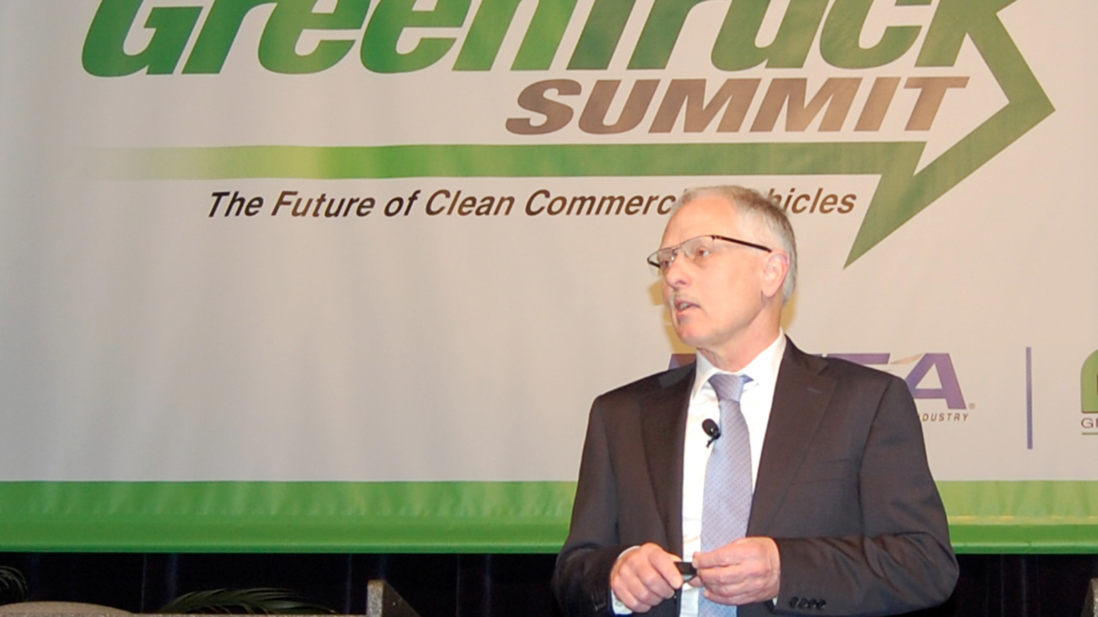 DTNAs Wilfried Achenbach Without trucks the machine our economy would stall Sean Kilcarr Fleet Owner photo