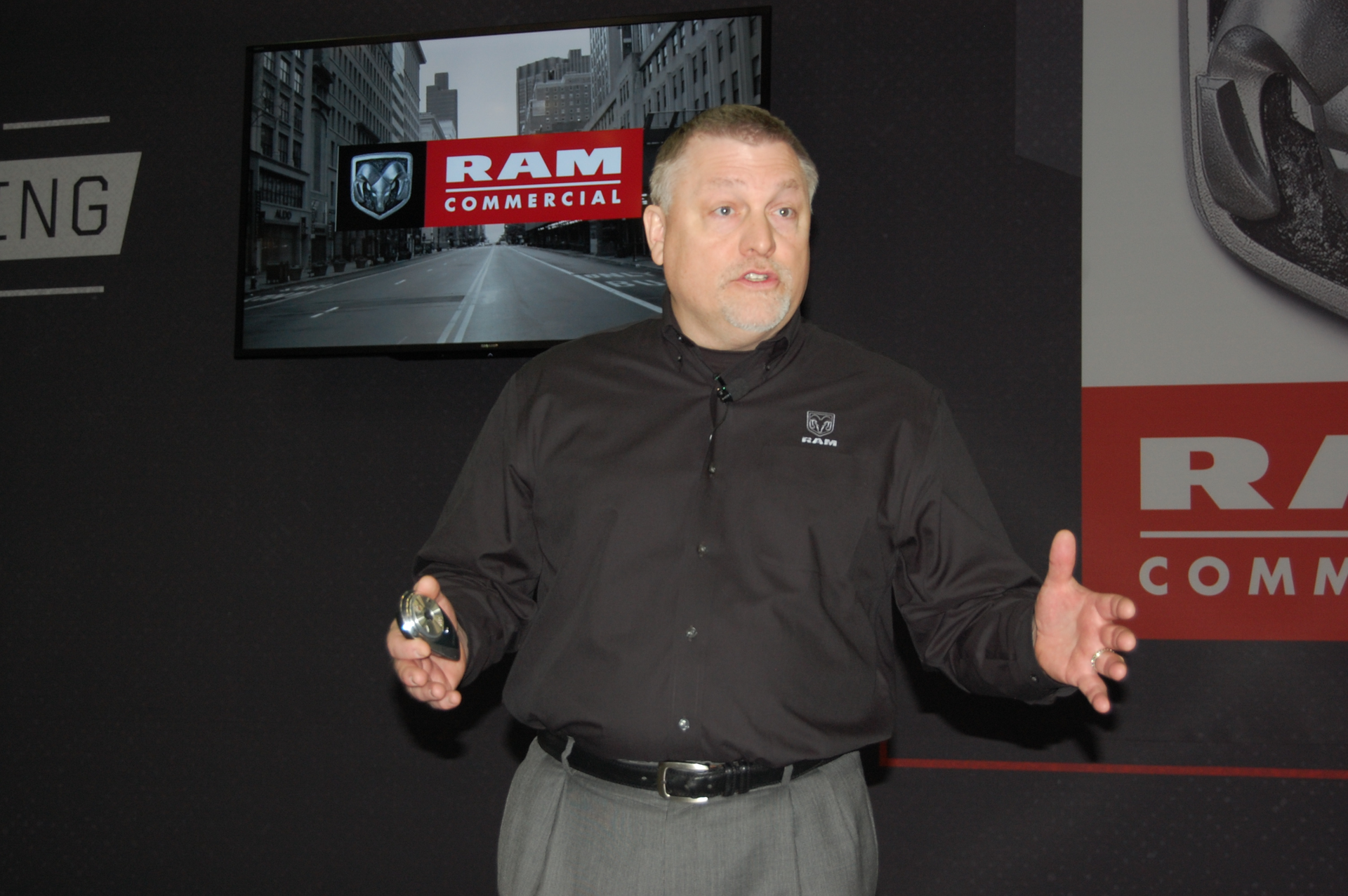 Ram39s David Sowers said total 2016 sales for the division topped 546000 units up 11 over 2015 and up 179 since 2009 Photo by Sean Kilcarr for Fleet Owner