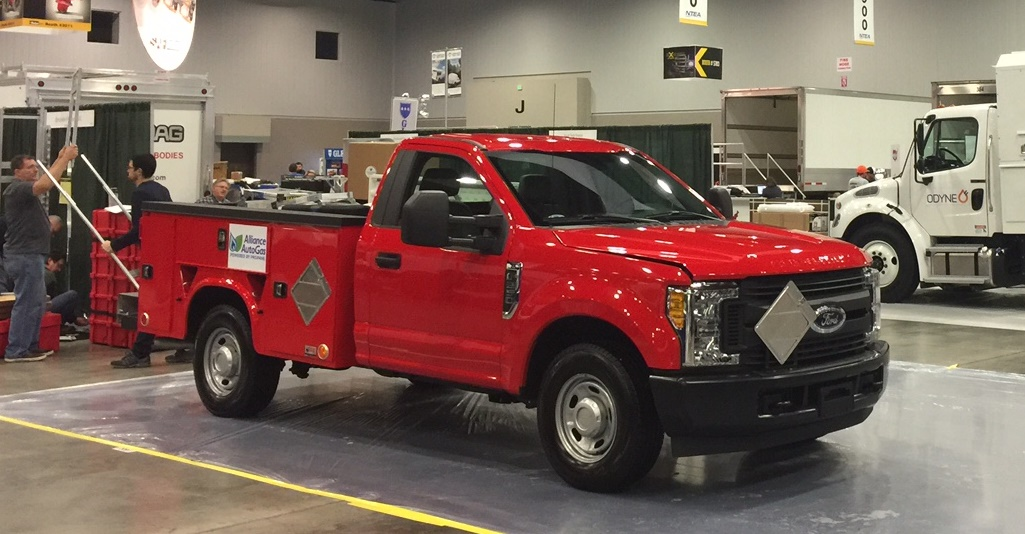 Alliance AutoGas techs took attendees through a stepbystep propane autogas conversion on an F250 at the 2017 NTEA Work Truck Show