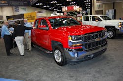 Functionality is now a key desire among work truck fleets though increased fuel efficiency remains a constant too Photo by Sean Kilcarr for Fleet Owner Functionality is now a key desire among work truck fleets though increased fuel efficiency remains a constant too Photo by Sean Kilcarr for Fleet Owner