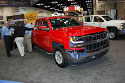 Functionality is now a key desire among work truck fleets though increased fuel efficiency remains a constant too Photo by Sean Kilcarr for Fleet Owner Functionality is now a key desire among work truck fleets though increased fuel efficiency remains a constant too Photo by Sean Kilcarr for Fleet Owner