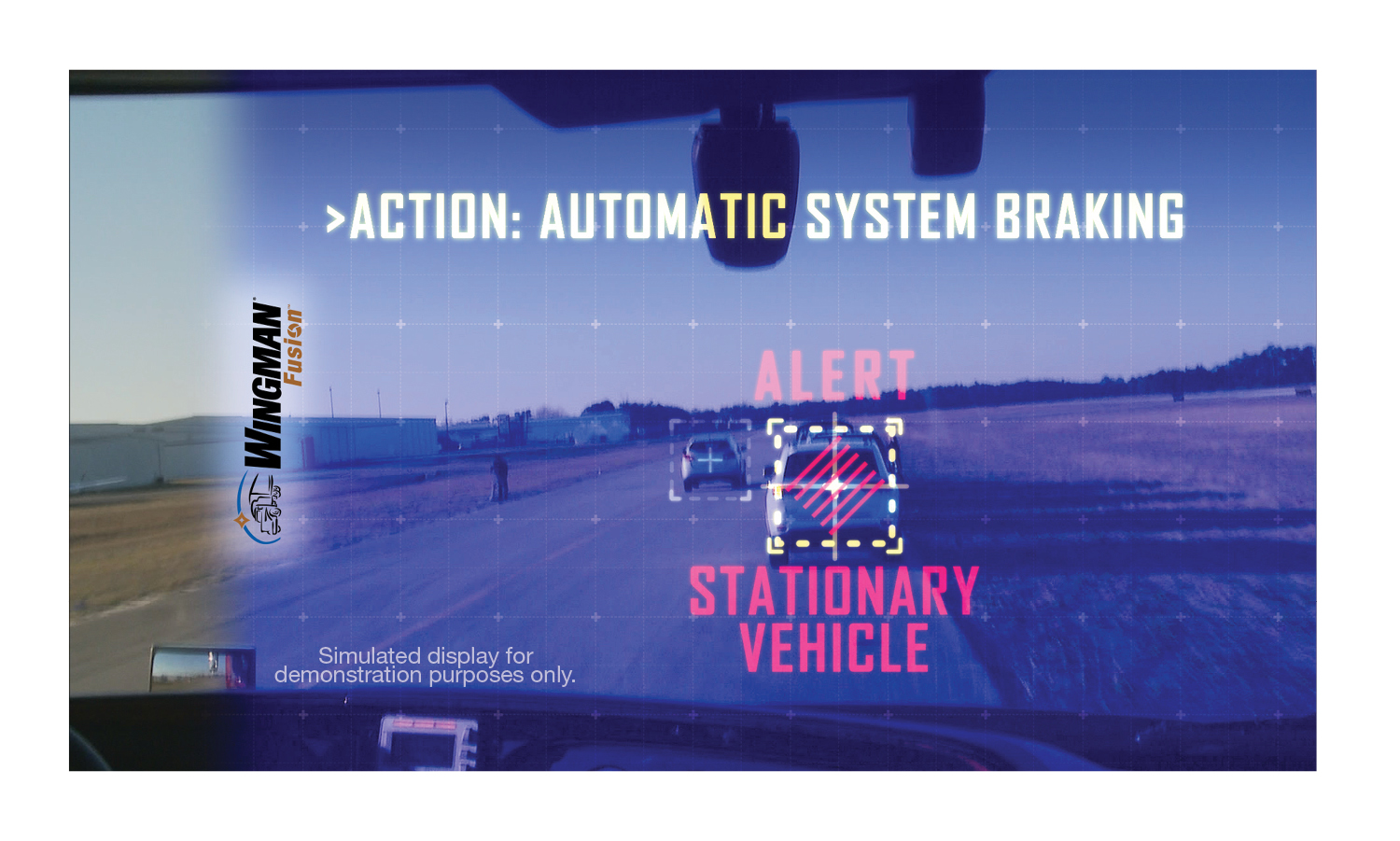 Wingman Fusion combines camera and radar sensors to better identify potential collision risks thus enabling even faster braking intervention while also preventing rollovers and stability events Photo courtesy of Bendix