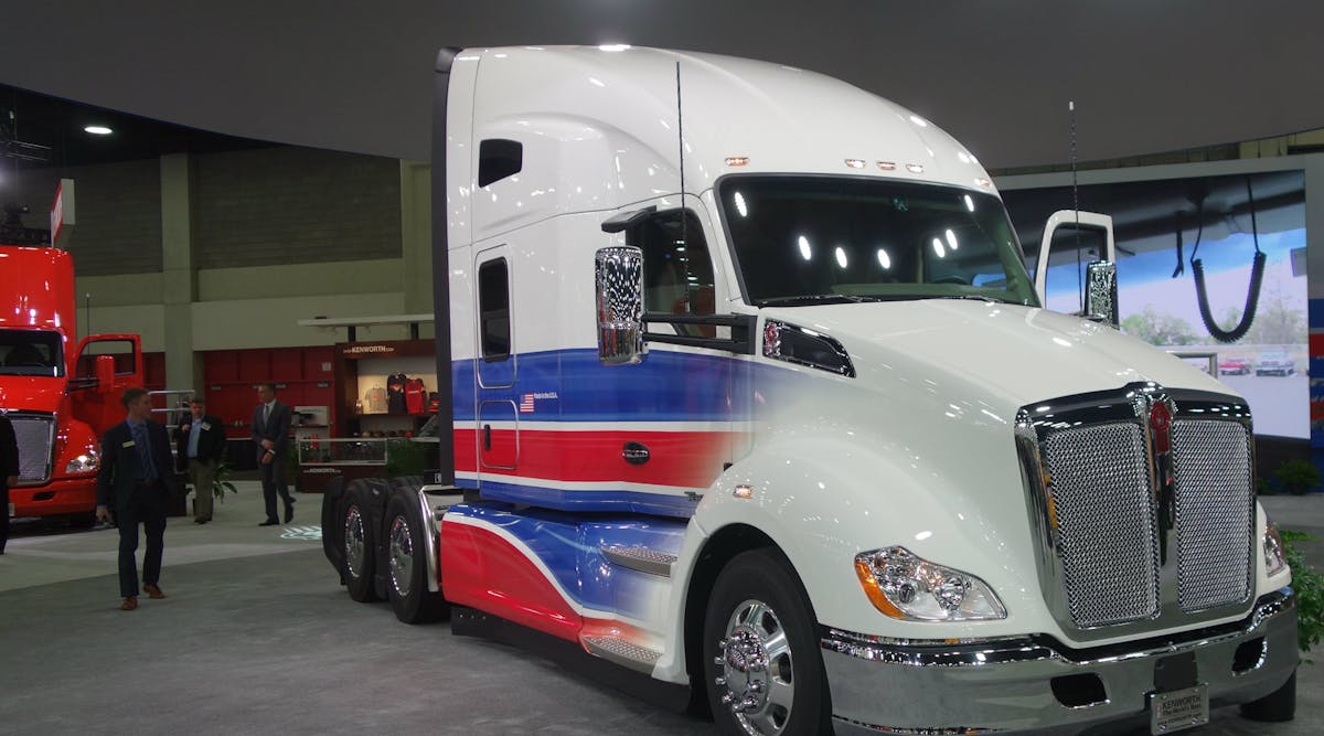 Nicknamed &ldquo;The Driver&rsquo;s Truck,&rdquo; this specially optioned Kenworth T680 Advantage 76-in. sleeper tractor was center stage at the company&rsquo;s Mid American Trucking Show booth. Filled with advanced driver assistance technologies such as the Bendix Wingman Fusion system, it has an optional &ldquo;Driver&rsquo;s Studio&rdquo; interior package