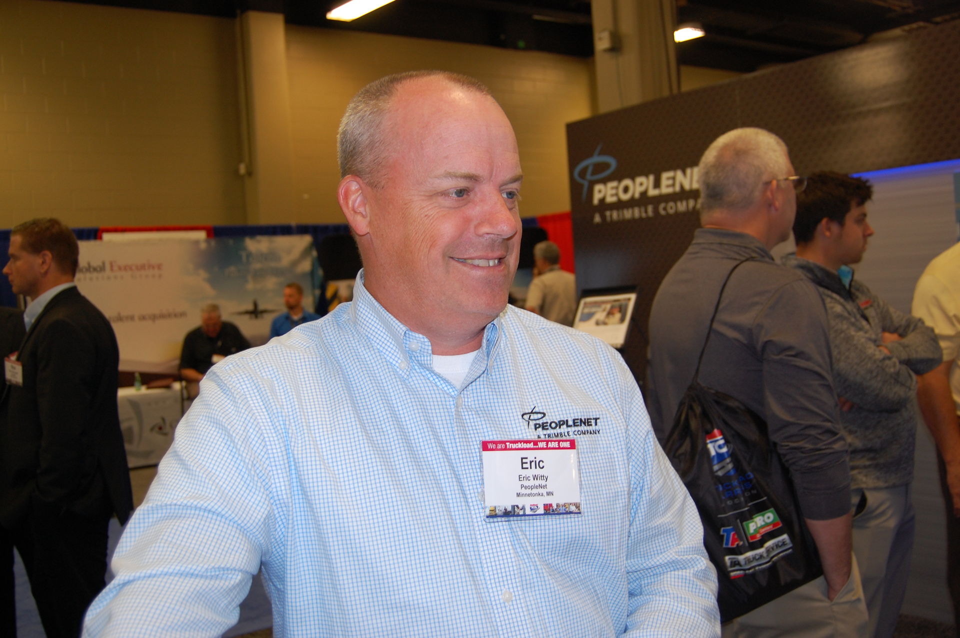 ldquoOffering LTE connectivity gives organizations the ability to collect data from vehicles drivers and devices faster and more reliably than ever beforequot PeopleNet39s Eric Witty Photo by Sean Kilcarr for Fleet Owner