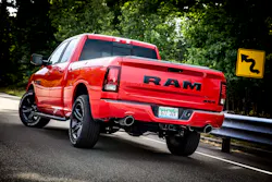FCA said quotpoking holesquot in virtual truckframe components via computer simulation produced weight savings of 3 to 5 Photo courtesy of Ram Trucks