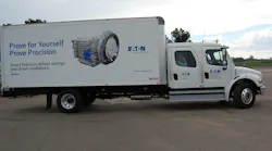 The Eaton Procision mediumduty AMT will be transferred to the new joint venture once it is up and running Photo by Sean Kilcarr for Fleet Owner