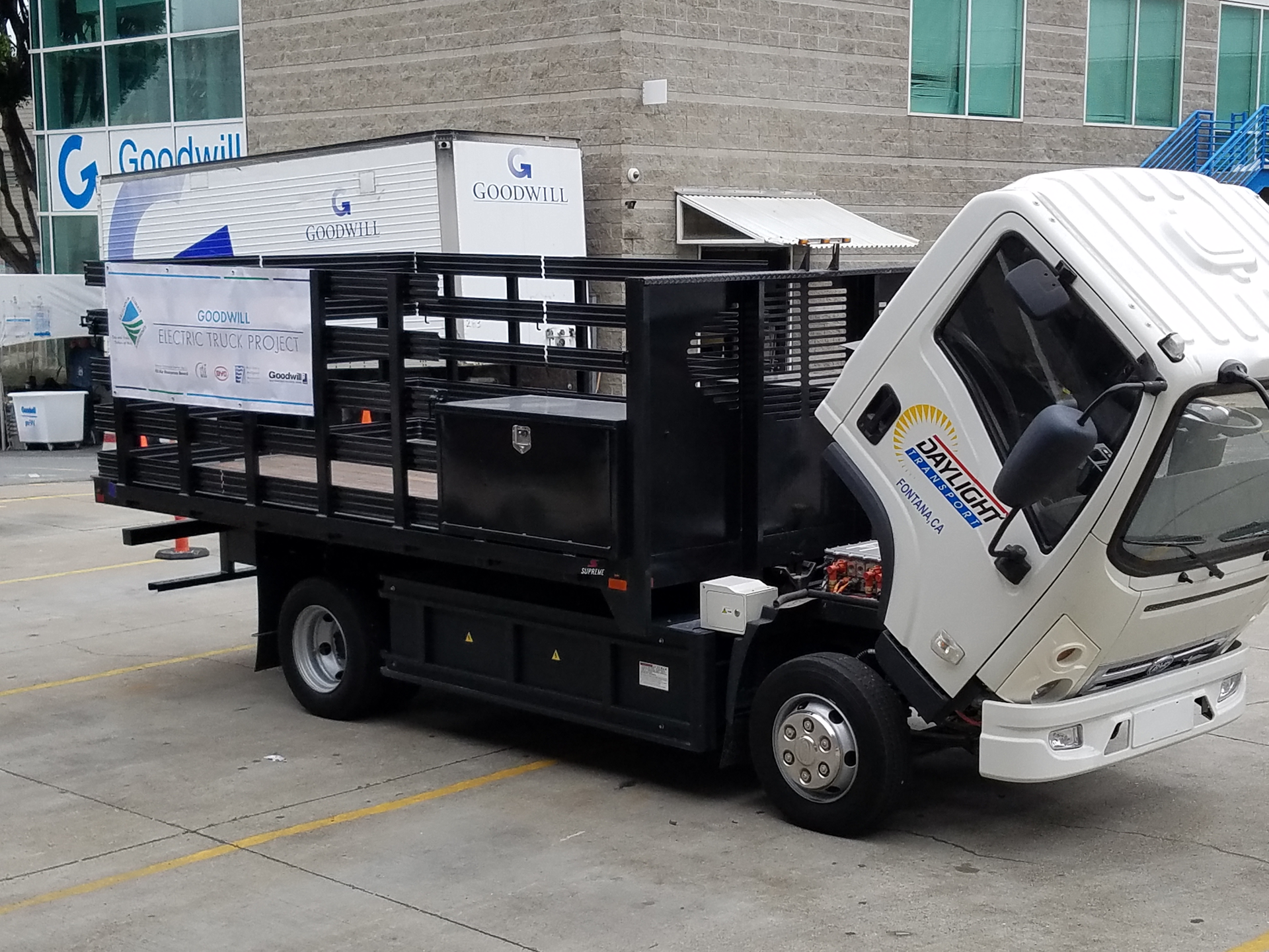 BYD the California Air Resources Board Bay Area Air Quality Management District and SF Goodwill launched a new project that will bring 11 clean zeroemission battery electric trucks to operate throughout the Bay Area