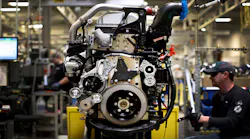Investment in trucks and related components such as engines seen here is expected to quotstrengthenquot according to ELFA