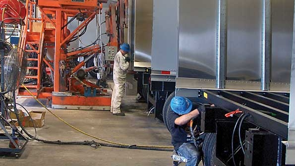 A view from inside of Stoughton39s Brodhead facility Photo courtesy of Bruce Sauer for Trailer Body Builders