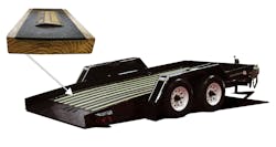 Pictured above is an FT10 T Pan Tilt trailer with Blackwood decking Pictured above is an FT10 T Pan Tilt trailer with Blackwood decking