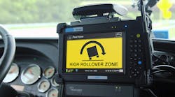 Fleetowner 7350 Drivewyze Safety Notifications
